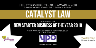 Yorkshire Choice Awards - New Starter Business of the Year 2018 - Catalyst Law