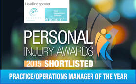 Personal Injury Awards Shortlisted Practice/Operations Manager of the Year - Jane Gittins