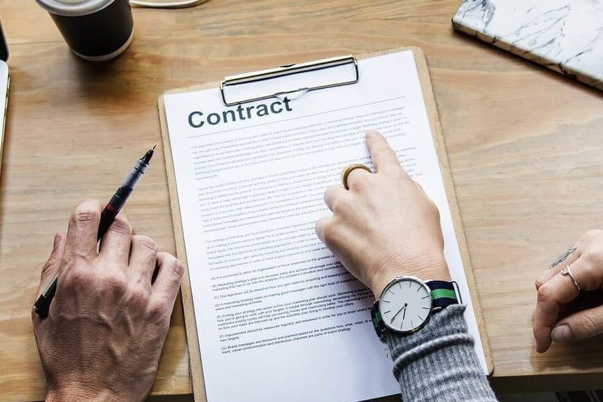 Reviewing a contract