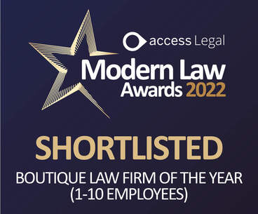 Modern Law Awards 2022 Boutique Law Firm of the Year Shortlisted